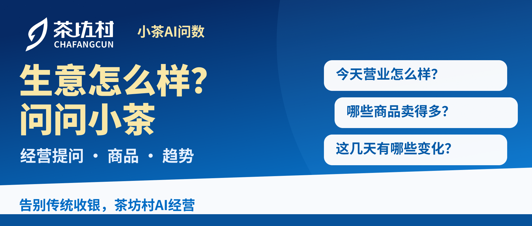茶楼生意是好是坏，还得自己翻一堆报表？